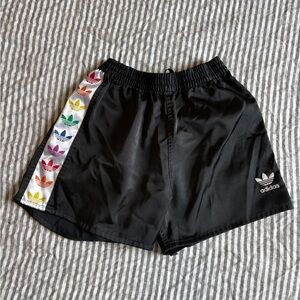 Adidas Black Pride Shorts with Colorful Love Unites Tag